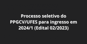 Edital processo seletivo