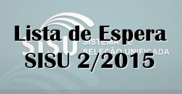 Os cinquenta primeiros candidatos inscritos na Lista de Espera dos cursos oferecidos no Centro de Ciências Agrárias deverão comparecer ao auditório do Prédio Central do Campus de Alegre nas seguintes datas:  Data da reunião: 08/07/2015 das 8h até às 9h, para os cursos: Ciência da Computação Ciências Biológicas, Engenharia Industrial Madeireira.  Data da reunião: 09/07/2015,das 8h às 9h, para os Cursos: Física Matemática  Data da reunião: 10/07/2015, das 8h às 9h, para os Cursos: Farmácia Química Sistema de 